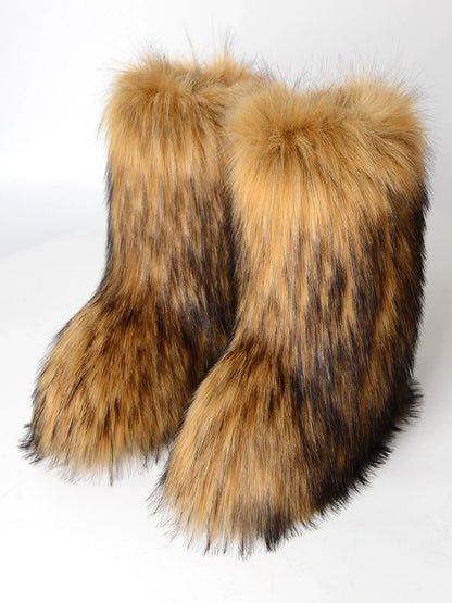 Furry Fleece Boots WN21149-K