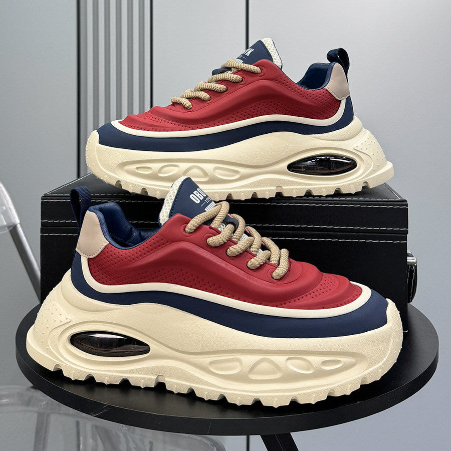Chunky Platform Air Cushion Lace-Up Sneakers WN24852