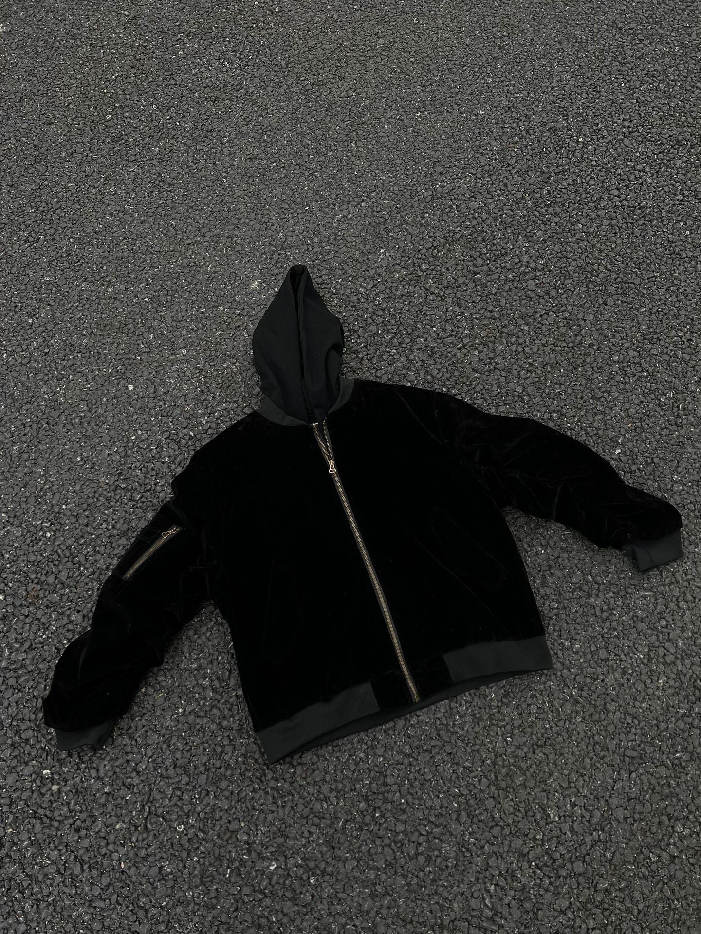 Heavy-Duty Zipper Hooded Jacket WN12841