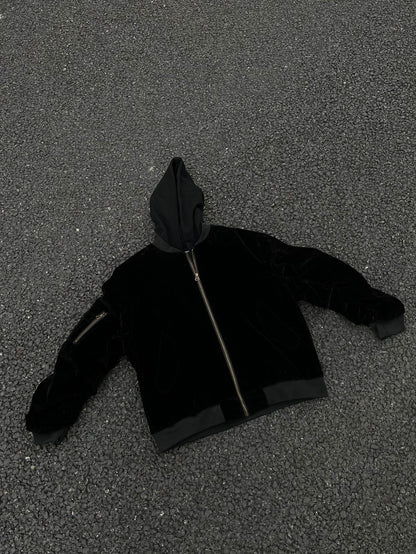 Heavy-Duty Zipper Hooded Jacket WN12841