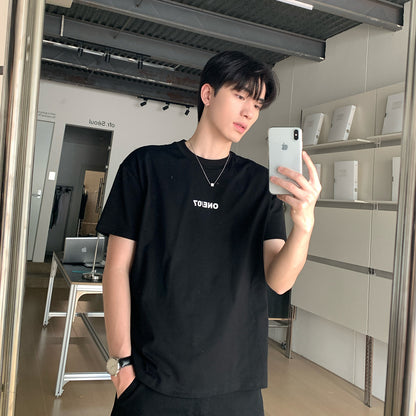 Embroidery Short Sleeve T-Shirt WN24890