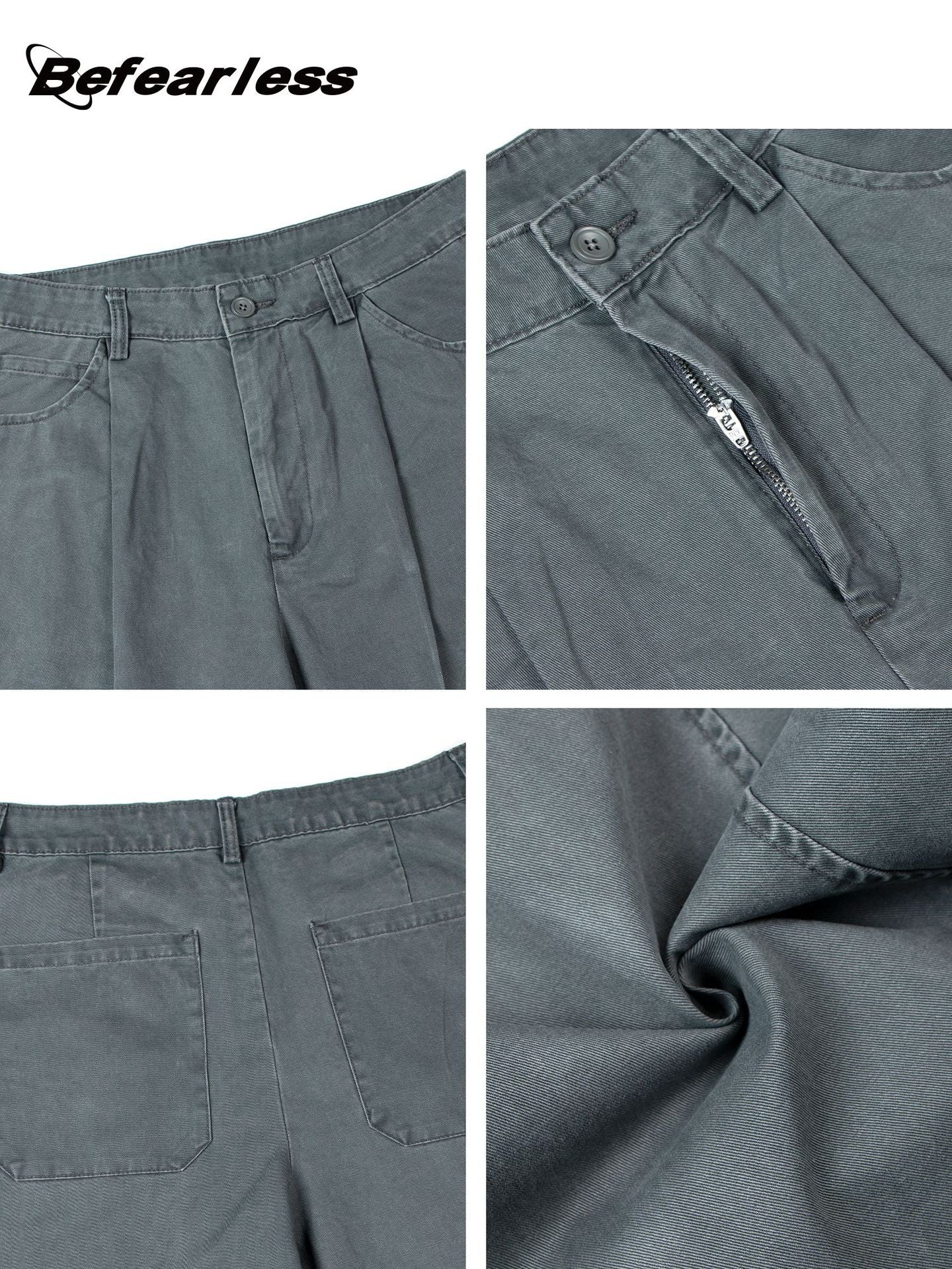 Washed Panel Wide Leg Pants WN26253