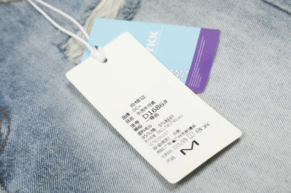 Washed Damage Flare Denim Jeans WN26068
