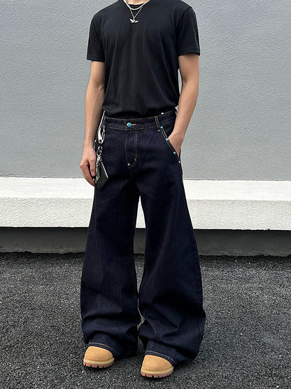 Wide Leg Denim Jeans WN21458