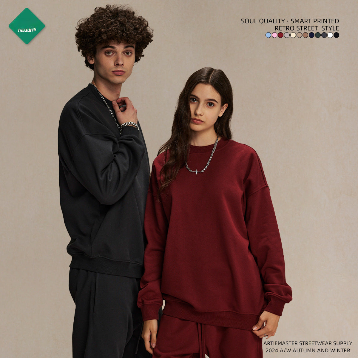 Oversize Crewneck Sweatshirt WN9972