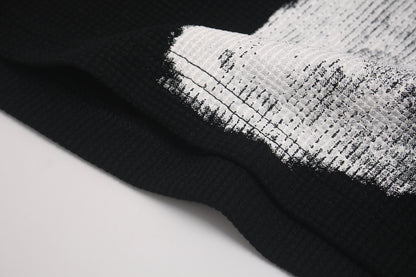 Cross Figure Studs Short Sleeve T-Shirt WN25486