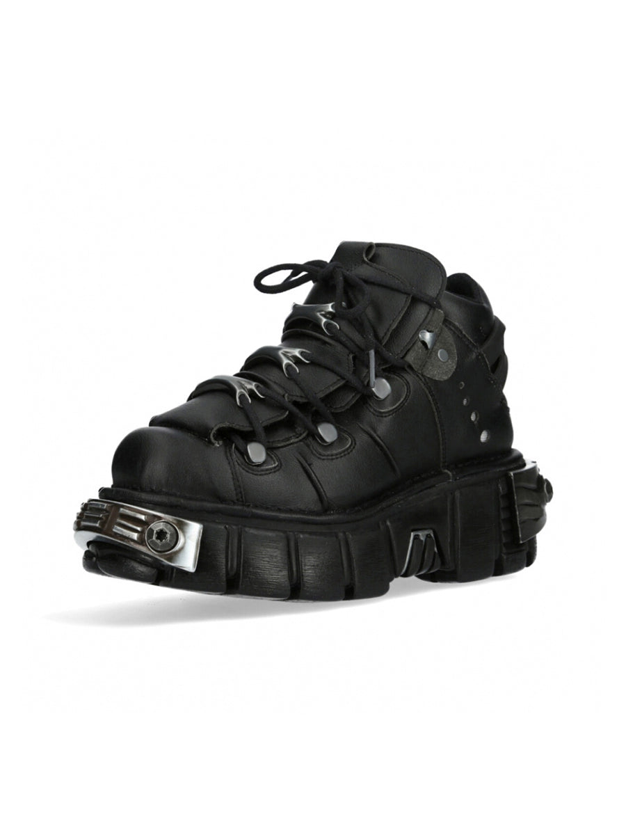 Chunky Sole Derby Metal Design Shoes WN19190