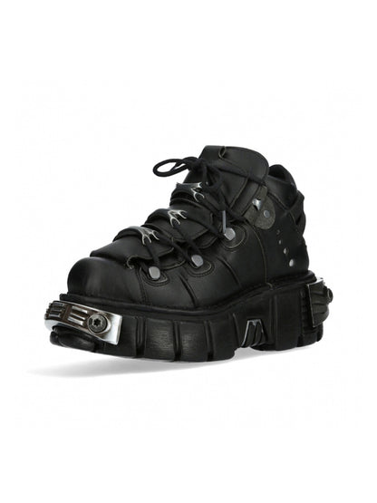 Chunky Sole Derby Metal Design Shoes WN19190