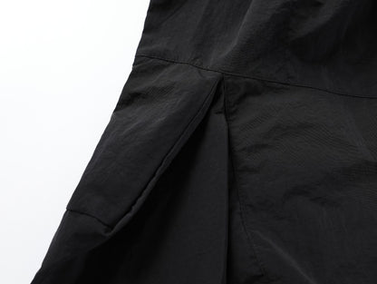 Utility 3D Pocket Wide Leg Cargo Half Pants WN27888