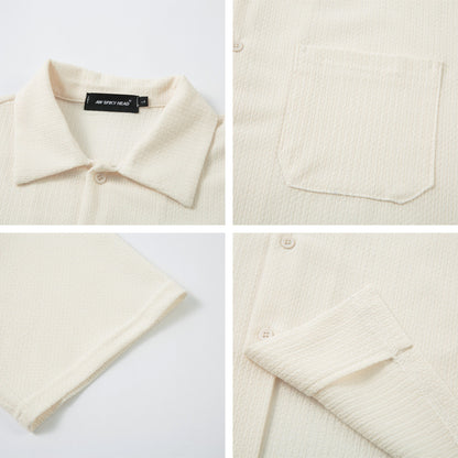 Textured Pocket Short Sleeve Shirt WN26823