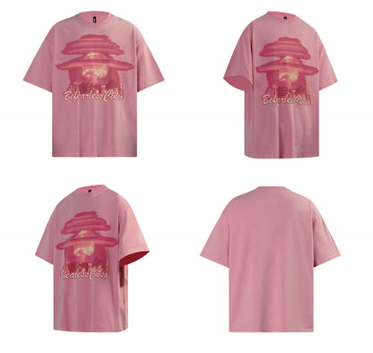 Explosion Artwork Oversize Short Sleeve T-Shirt WN26218