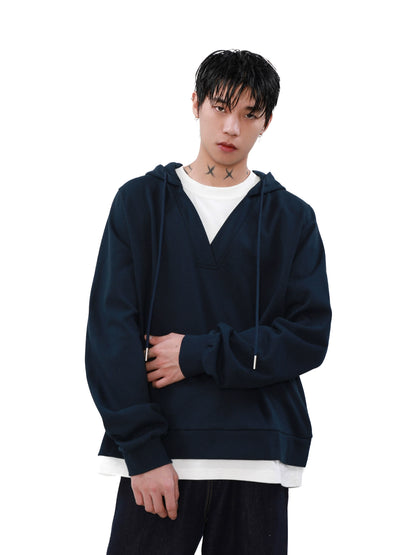 Pullover V-neck Hoodie WN8292