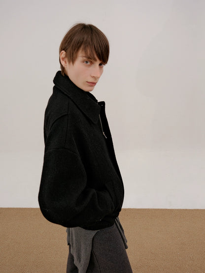 Pocket Lapel Zipper Jacket WN21505