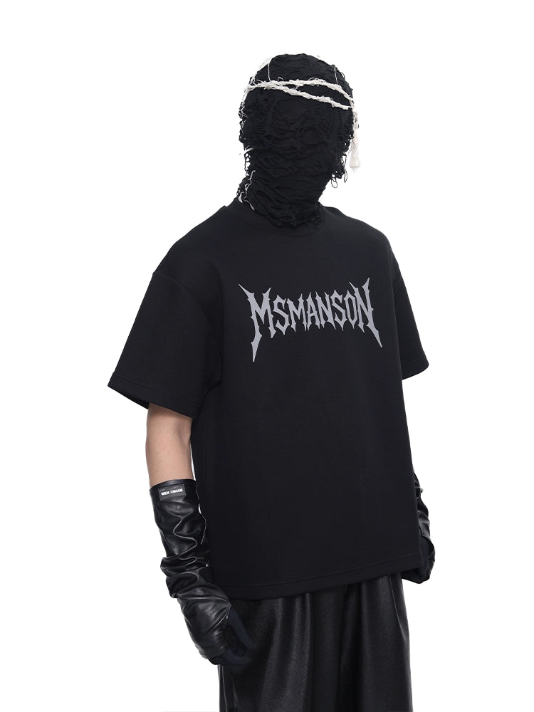 Graphic Letter Short Sleeve T-Shirt WN18698