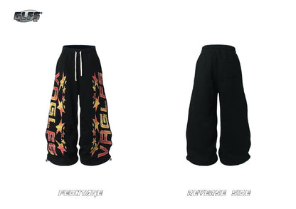 Star Letter Print Sweatpants WN26468