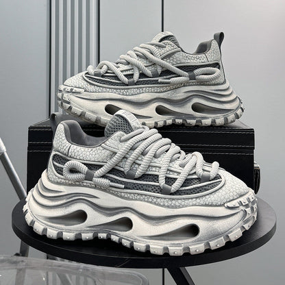 Breathable Platform Height-Increasing Dad Sneakers WN24776