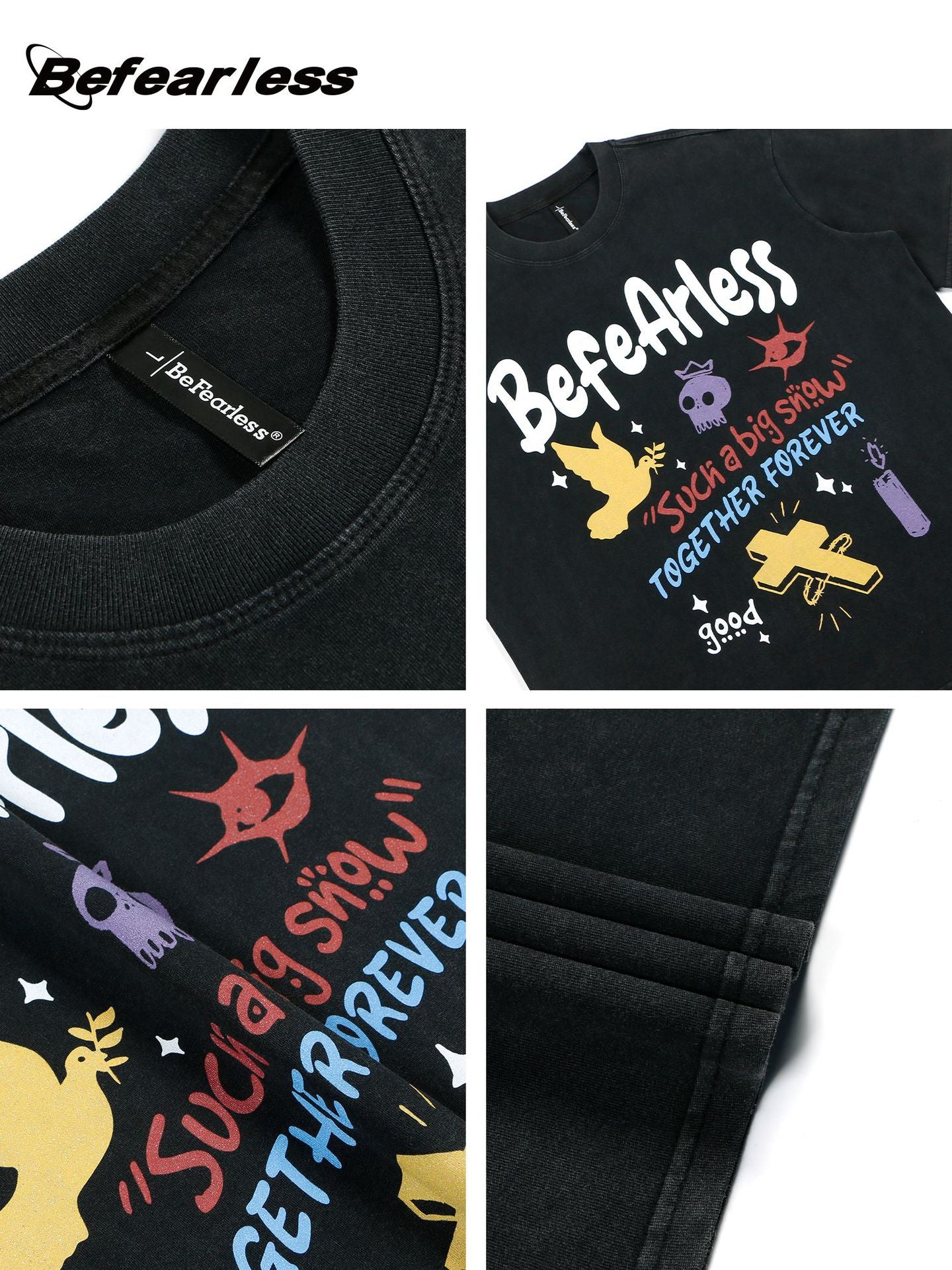 Graffiti Art Graphic Short Sleeve T-Shirt WN26262