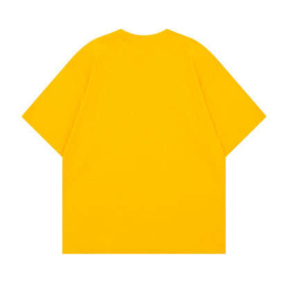 Apple Letter Print Short Sleeve T-Shirt WN26920