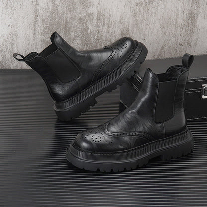 Platform Lug Sole Chelsea Boots WN24825