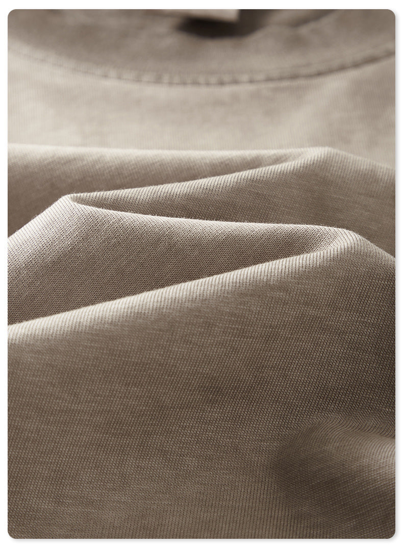 Washed Gradient Pure Cotton Sleeveless T-Shirt WN6075