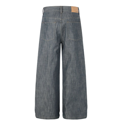 Raw Wide Leg Denim Jeans WN25982