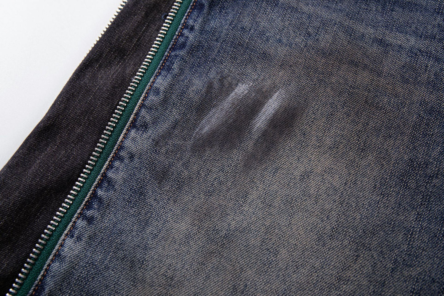 Panel Wash Wide Leg Denim Jeans WN23107