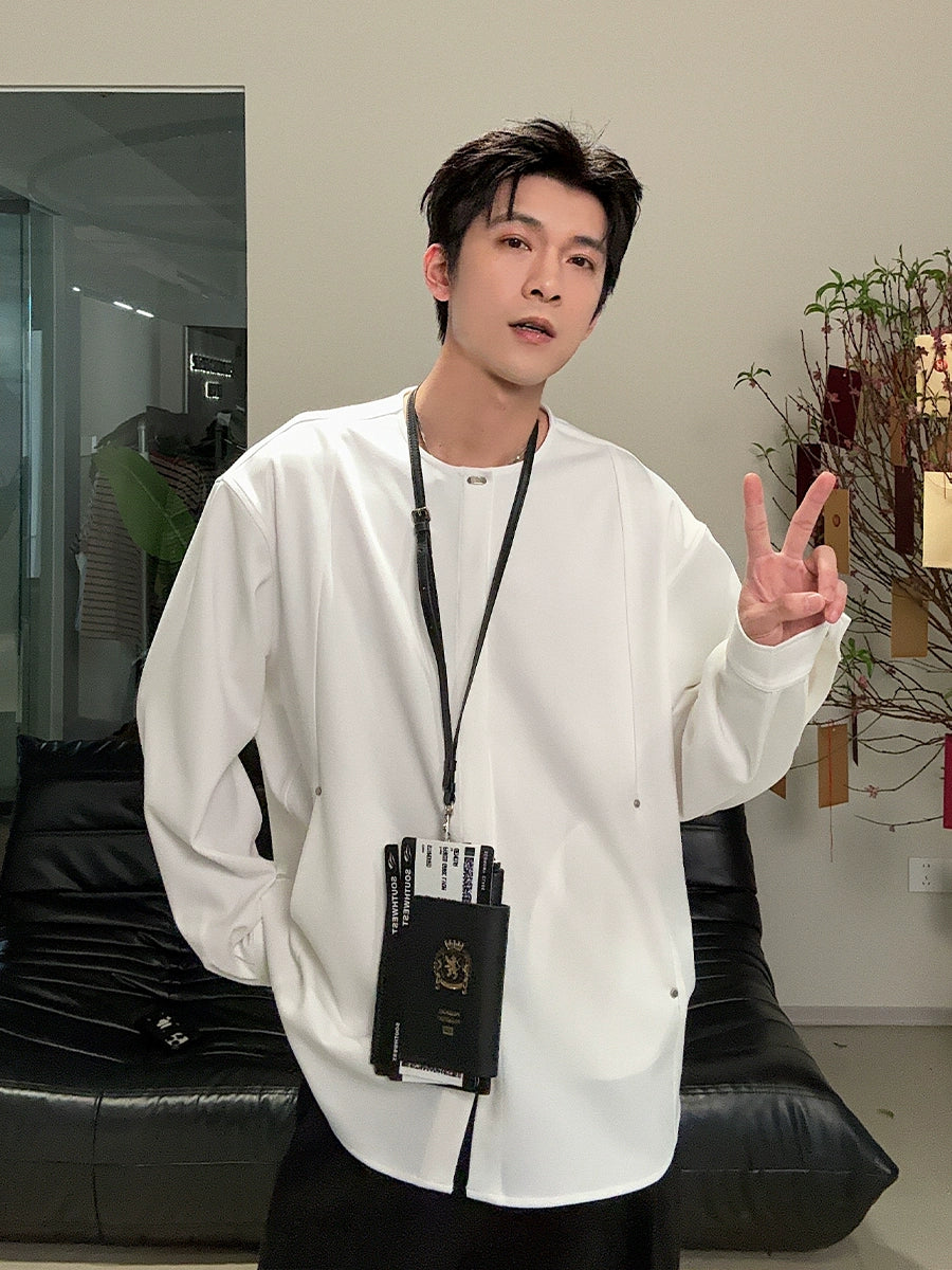 Chinese Style Design Long Sleeve T-shirt WN20409