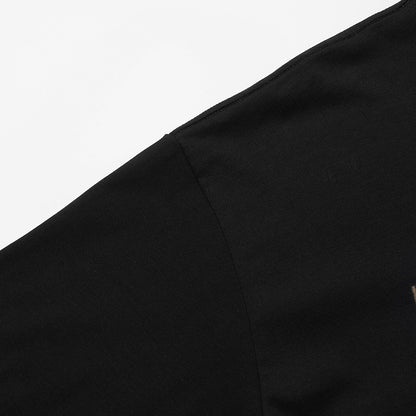 Lips Print Washed Oversize Short Sleeve T-Shirt WN18592