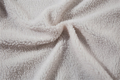 Fleece Lining PU Leather Jacket WN11487