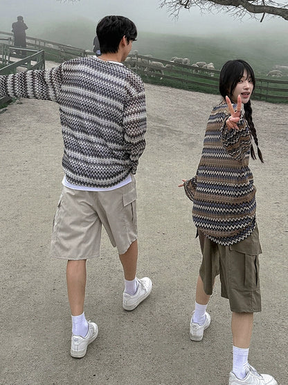 Wide Leg Cargo Half Pants WN20277