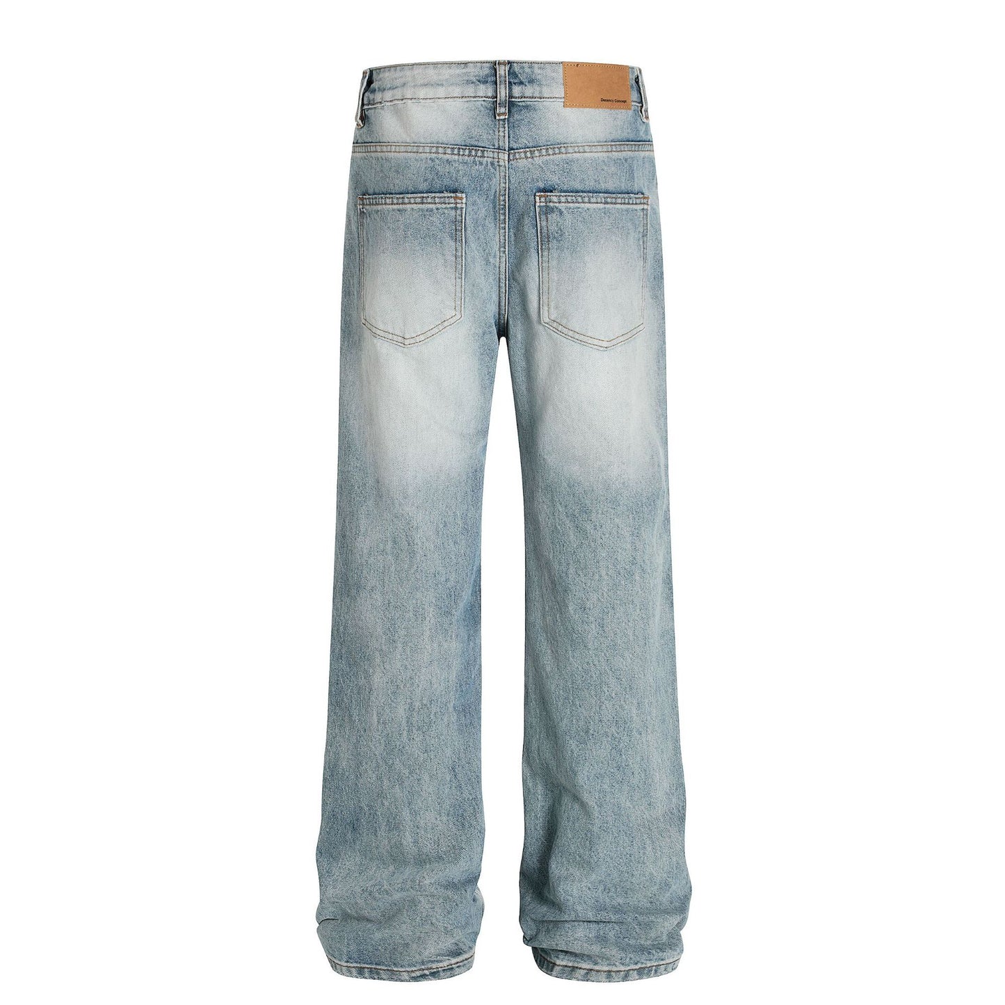 Washed Damage Flare Denim Jeans WN26068