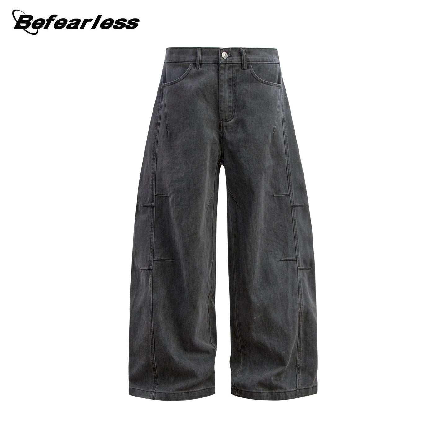 Panel Wide Leg Denim Jeans WN26279