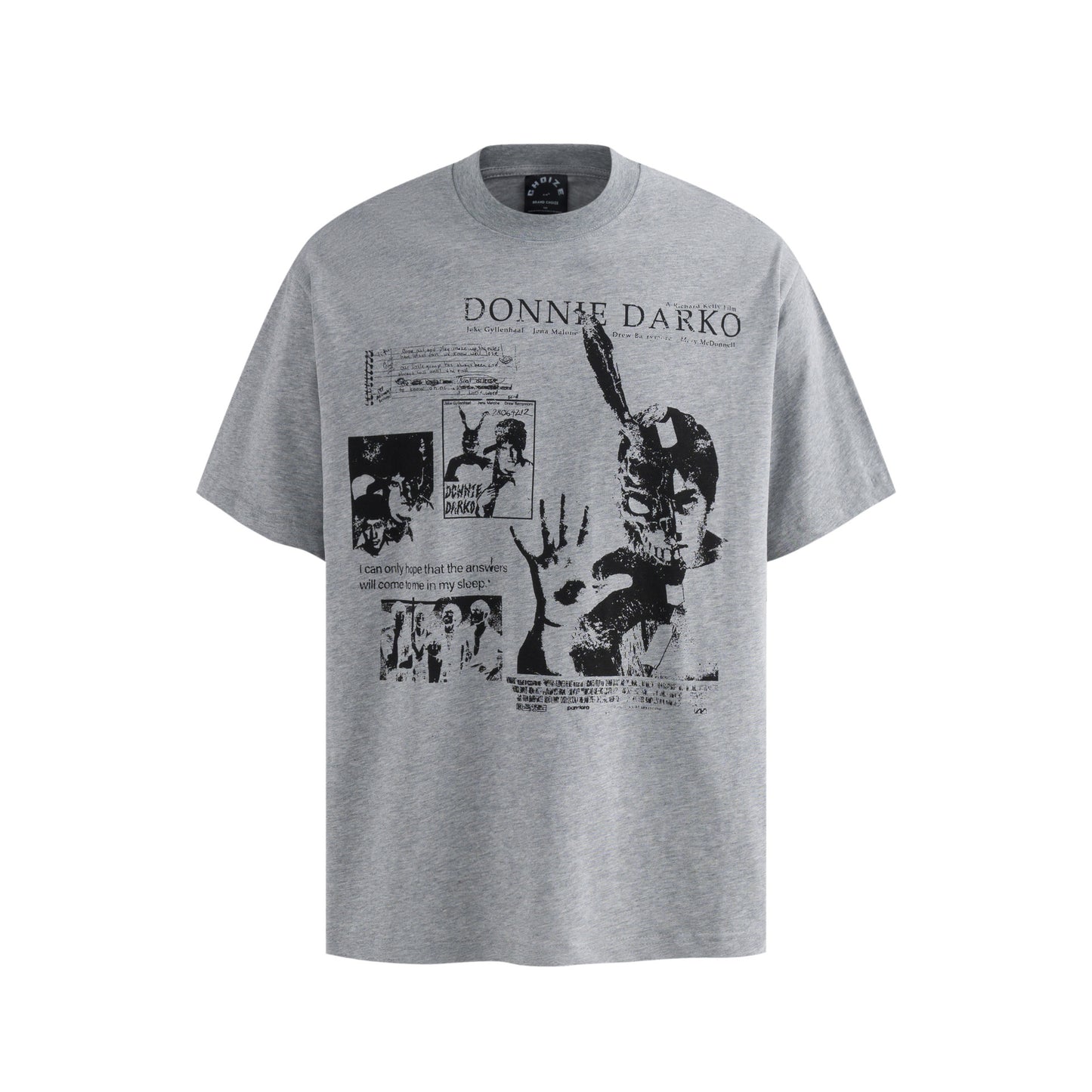 Portrait Letter Print Short Sleeve T-Shirt WN25415