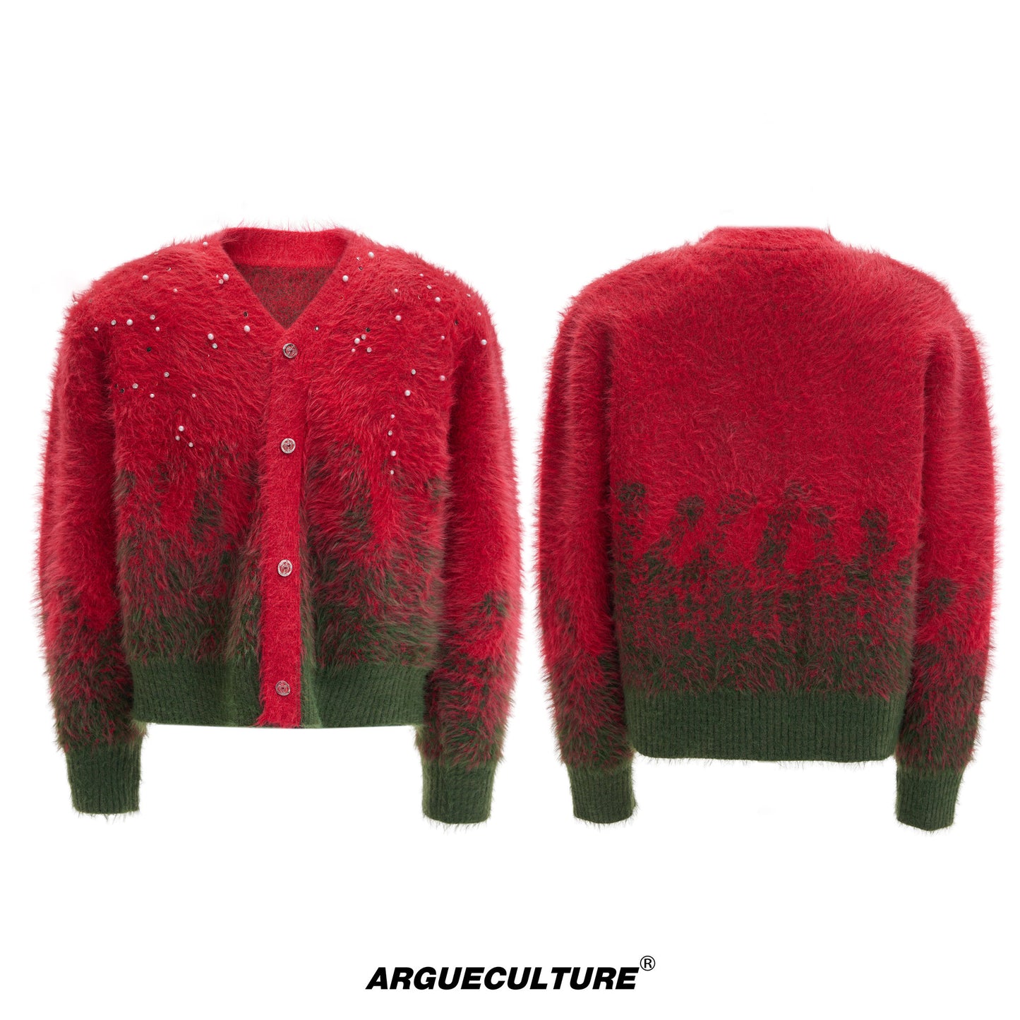 Mink Fleece Knit Cardigan WN22669