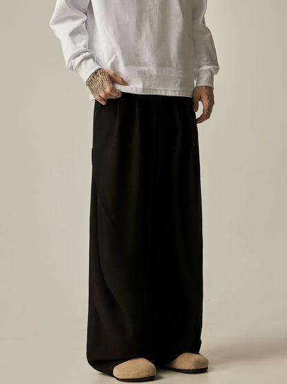 Wide Leg Straight Long Trousers WN8968