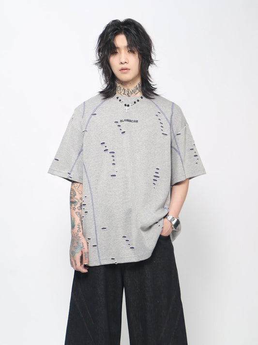Oversize Damage Short Sleeve T-Shirt WN24429