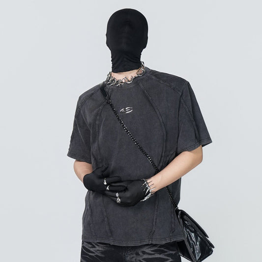 Seam Detail Short Sleeve T-Shirt WN24304