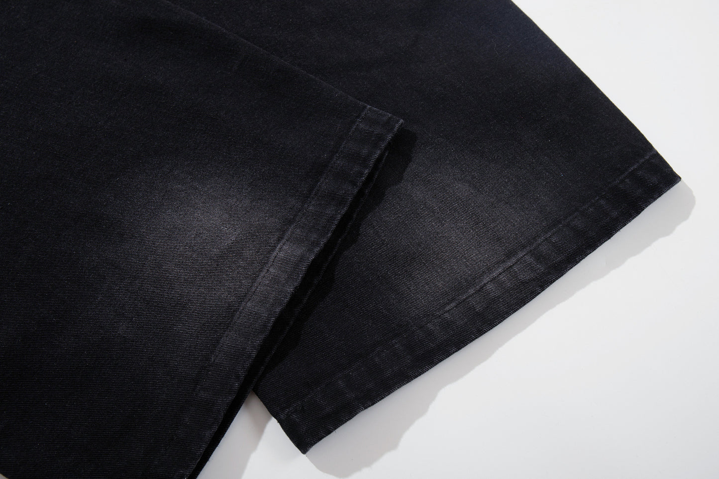 Washed Tribal Fade Wide Leg Denim Jeans WN25450