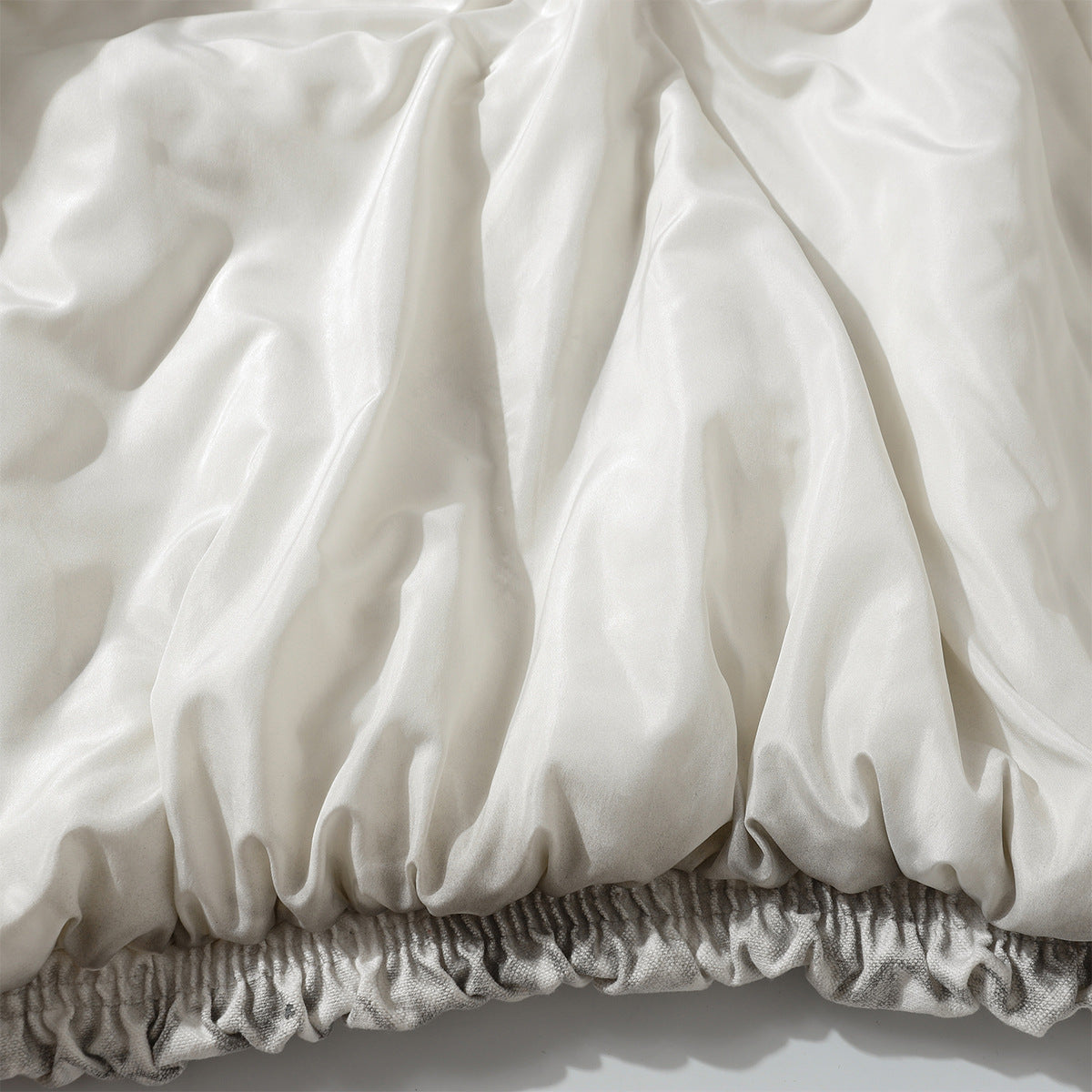 Raw Edge Heavy Wash Thick Puffer Jacket WN12696