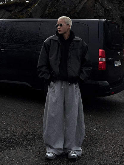 Deconstructed Wide-Leg Sweatpants WN15135