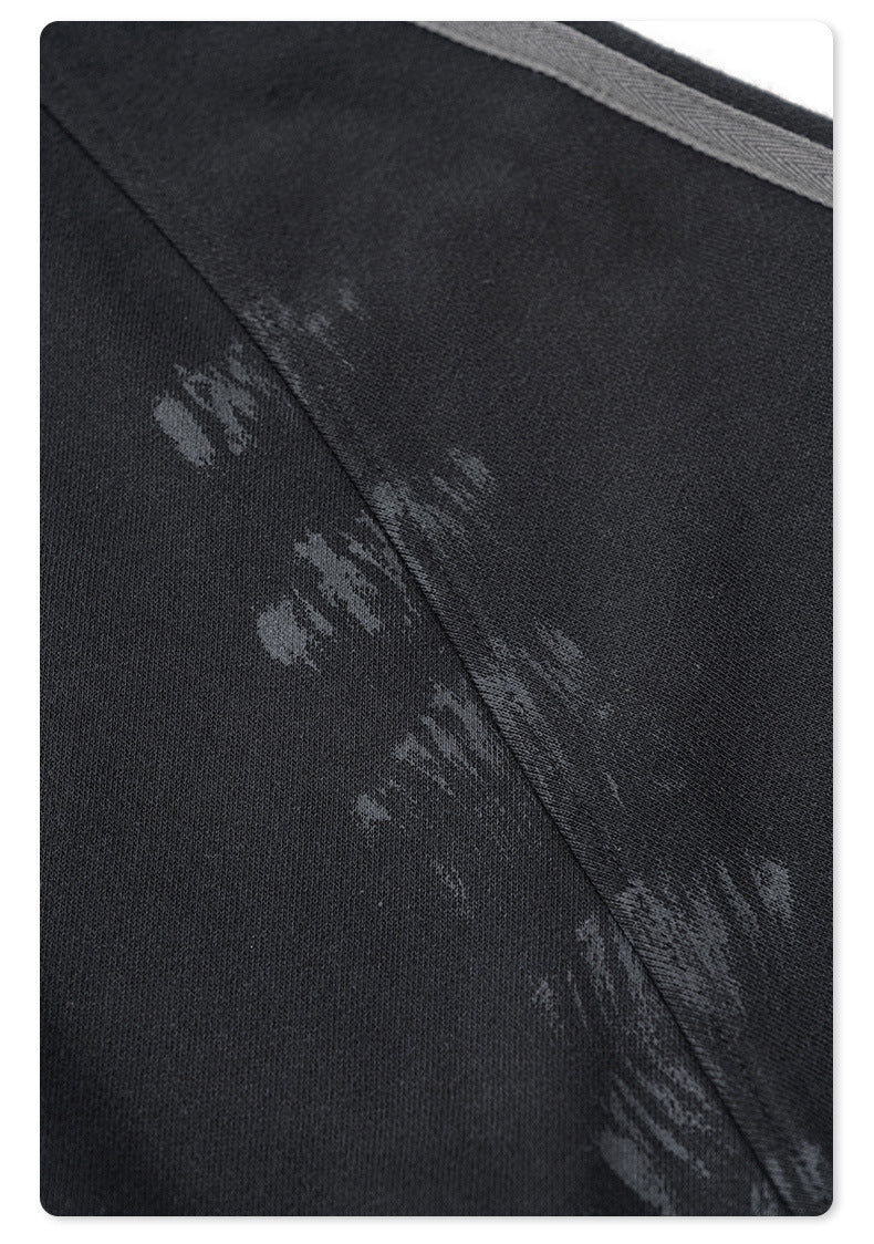 Brushing Paint Stripe Hoodie WN7899