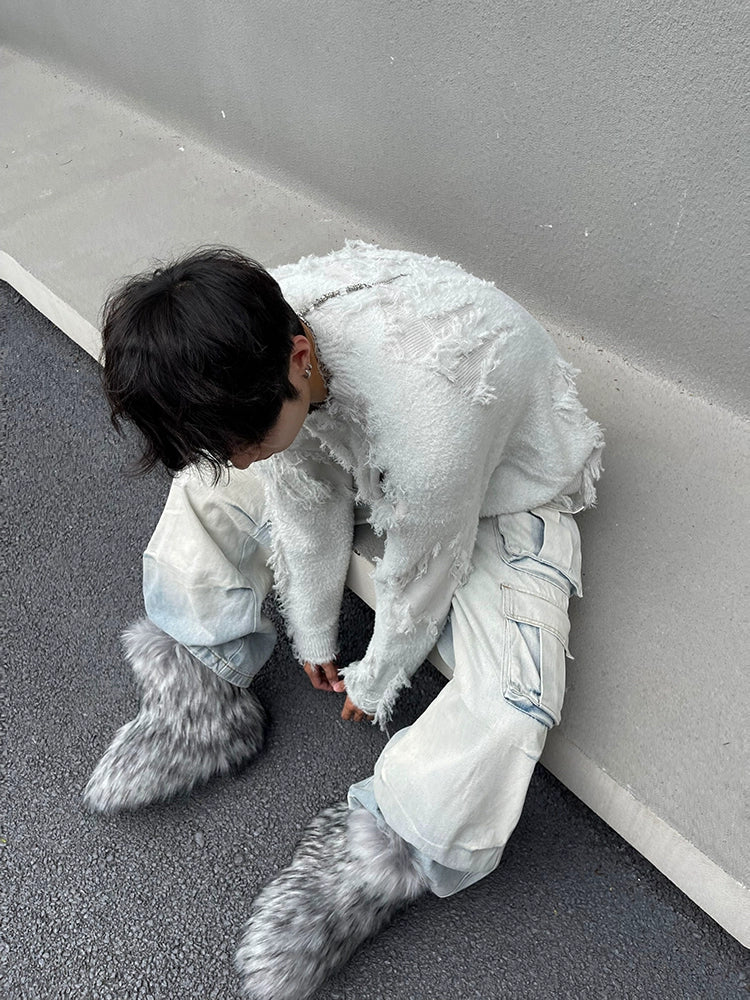 Furry Fleece Boots WN21149-K