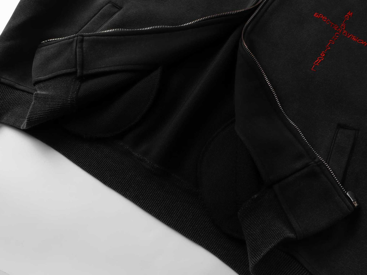 Devil Ear Washed Zipper Hoodie WN12684