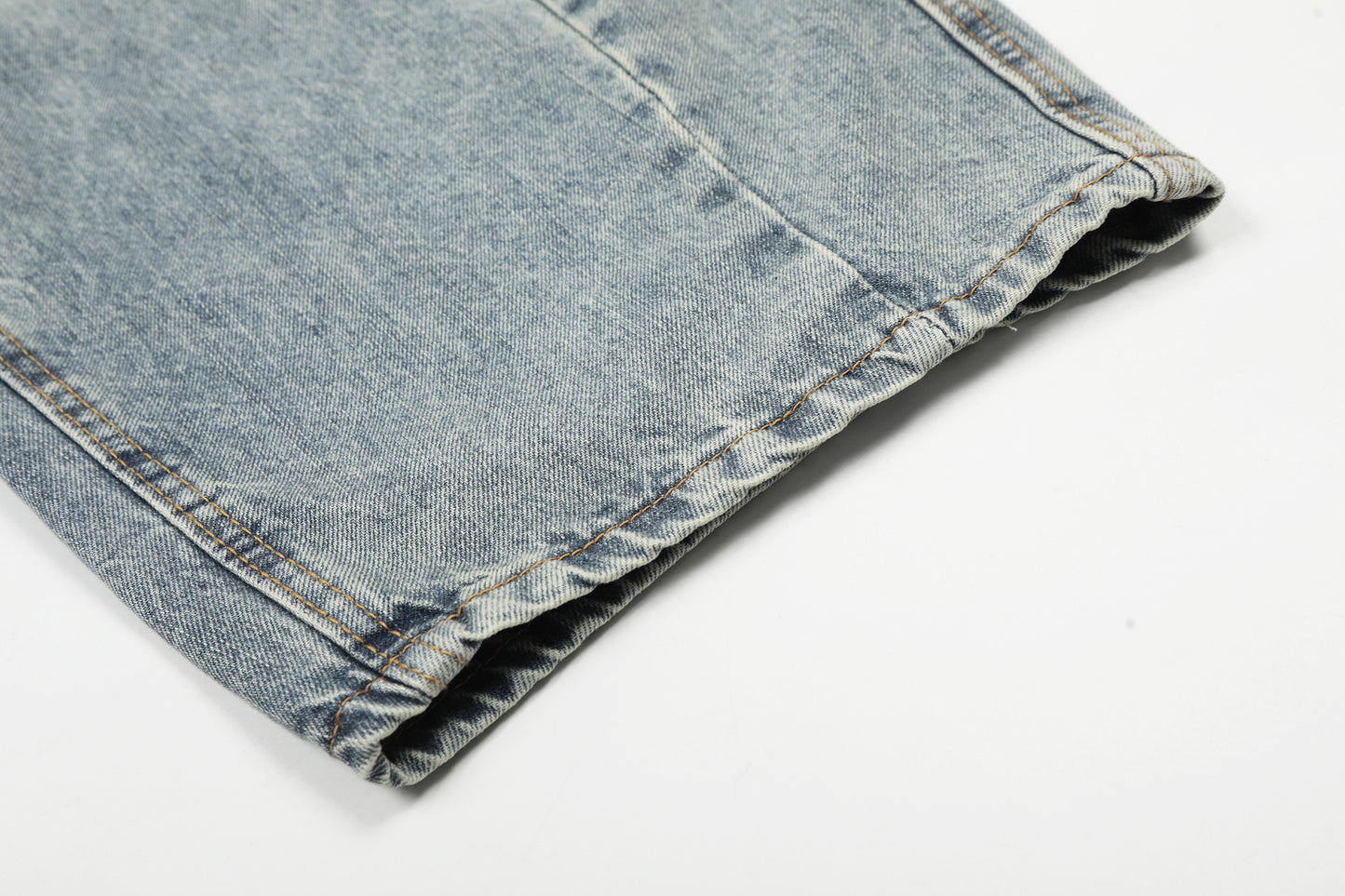 Washed Wide Leg Denim Jeans WN25431
