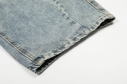Washed Wide Leg Denim Jeans WN25431
