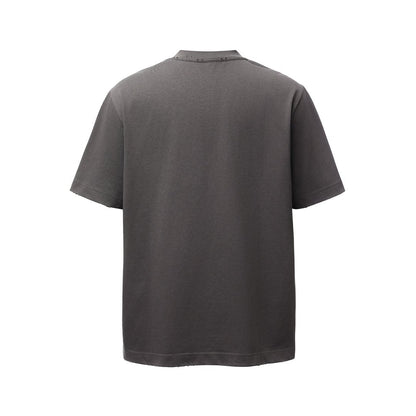 Heavyweight Washed Damage Short Sleeve T-Shirt WN25987