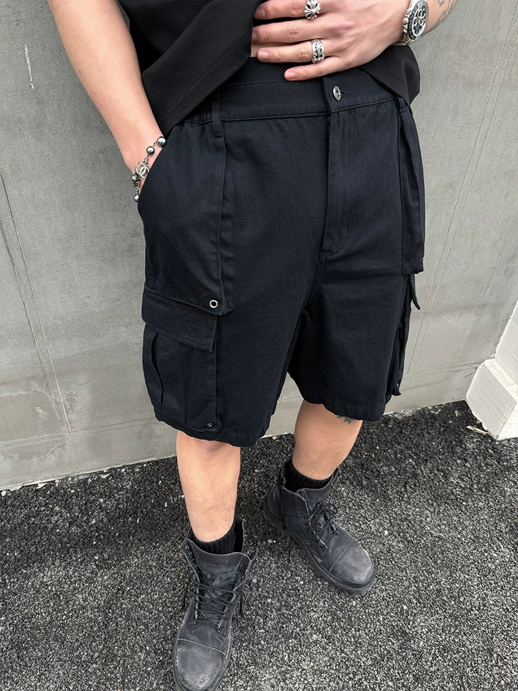 Washed Short Cargo Pants WN17668