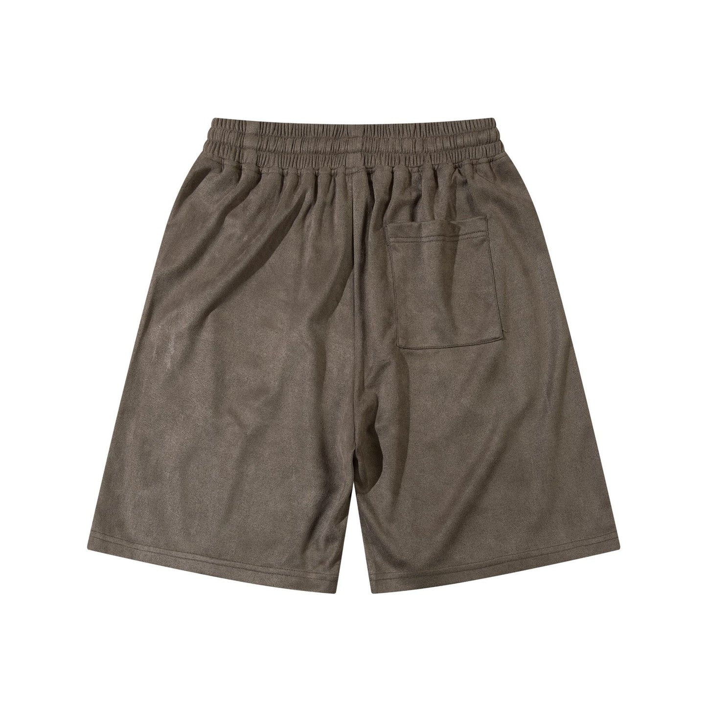 Suede Embroidery Wide Leg Half Pants WN16205