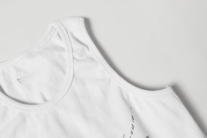 Graphic Design Print Sleeveless T-Shirt WN18583