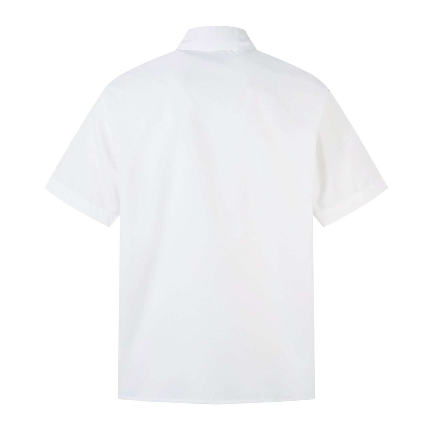 Everlasting Flower Embroidery Deconstructed Short Sleeve Shirt WN26848